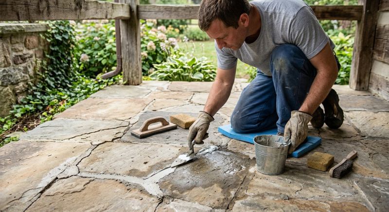 Porch Tile Repair