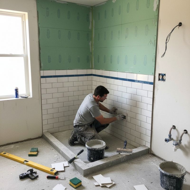 Shower Floor Tiling in Boise, ID