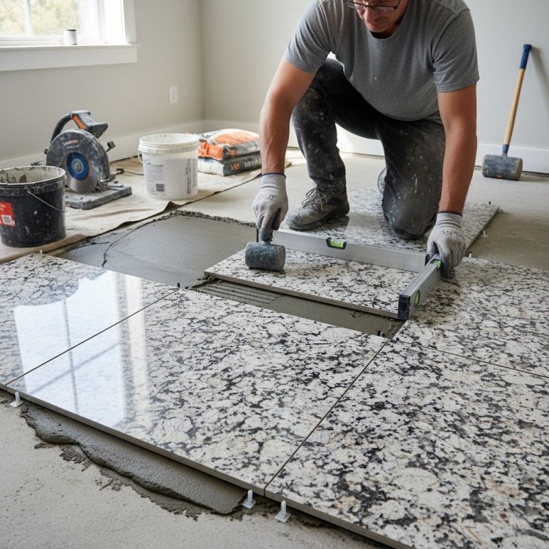 Slate Floor Installation in Alpharetta, GA