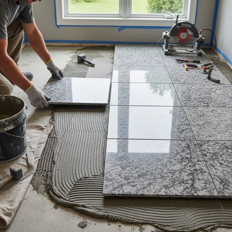 Stone Flooring Installation in Kansas City, KS
