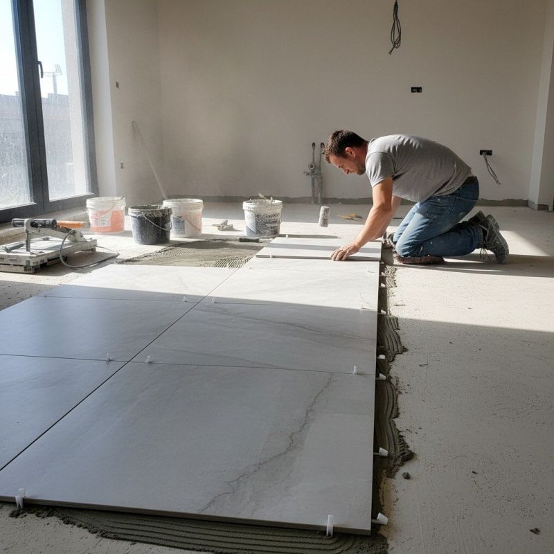 Travertine Floor Installation in Longmont, CO